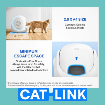 Catlink Automatic Litter Box Baymax Scooper SE